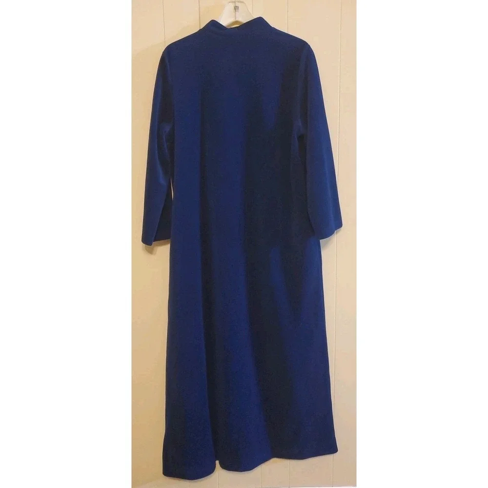 JCPenney Misses Womens Vintage‎ Zipper Front Robe Polyester Size 18